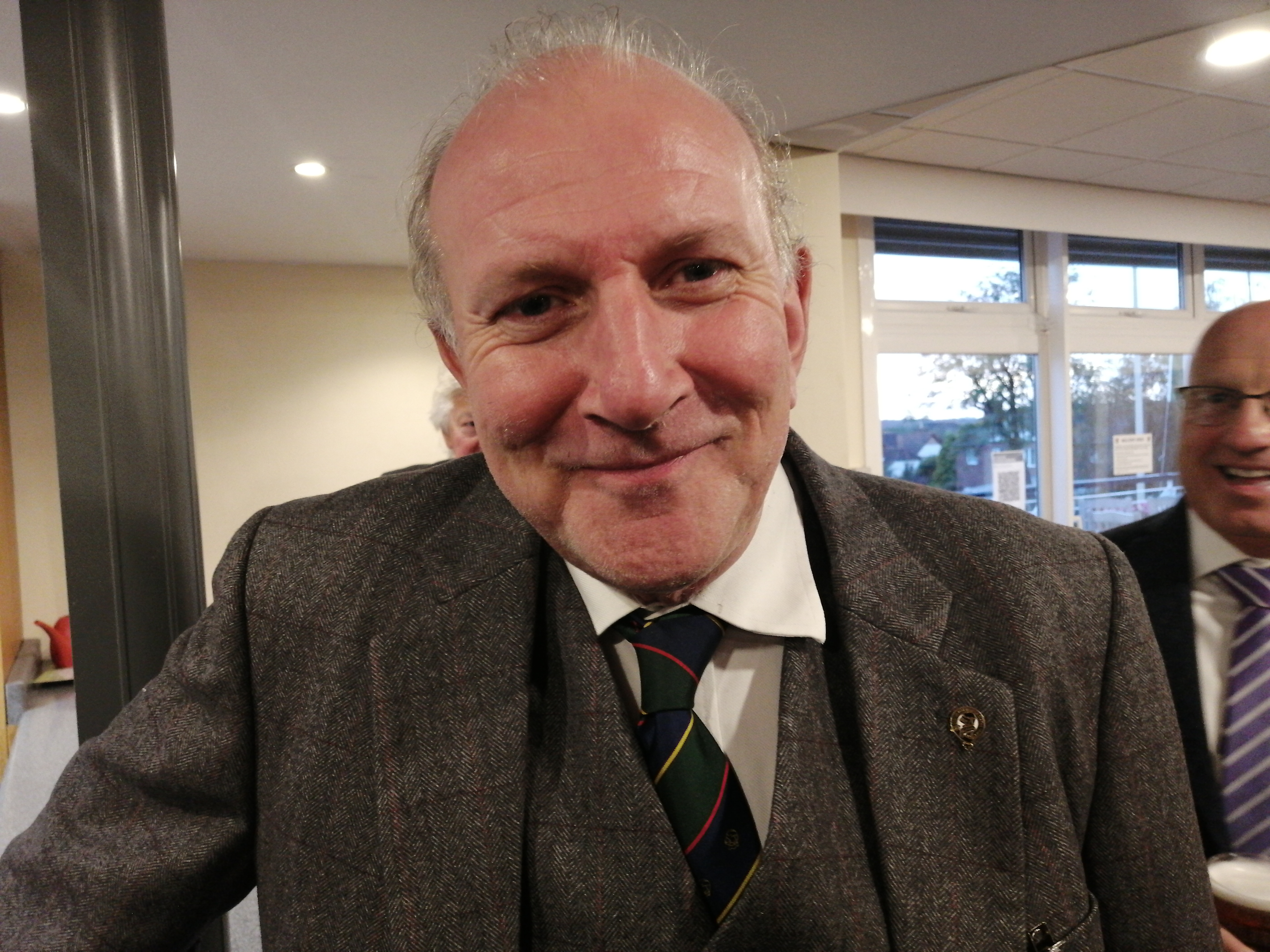Photograph of Keith Thompson (1972/78) at Reunion Dinner 2021